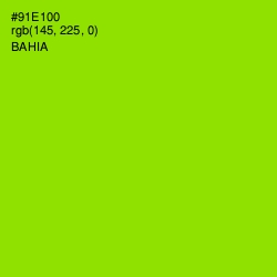 #91E100 - Bahia Color Image