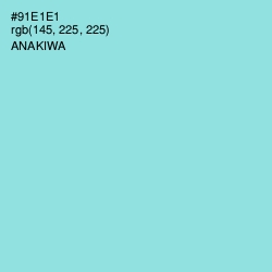 #91E1E1 - Anakiwa Color Image
