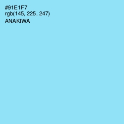 #91E1F7 - Anakiwa Color Image