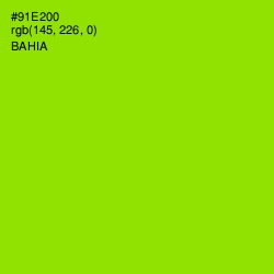 #91E200 - Bahia Color Image