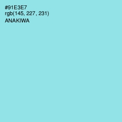 #91E3E7 - Anakiwa Color Image