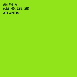 #91E41A - Atlantis Color Image