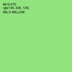 #91E47D - Wild Willow Color Image