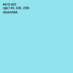 #91E4EE - Anakiwa Color Image