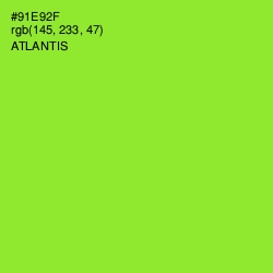 #91E92F - Atlantis Color Image