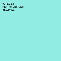 #91ECE4 - Anakiwa Color Image