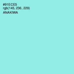 #91ECE5 - Anakiwa Color Image