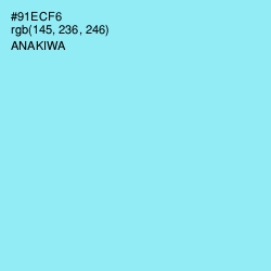 #91ECF6 - Anakiwa Color Image