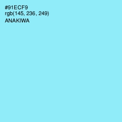 #91ECF9 - Anakiwa Color Image