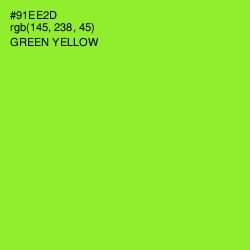 #91EE2D - Green Yellow Color Image