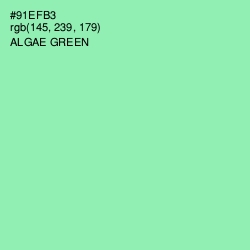 #91EFB3 - Algae Green Color Image