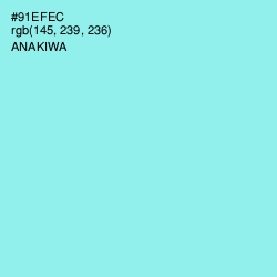 #91EFEC - Anakiwa Color Image