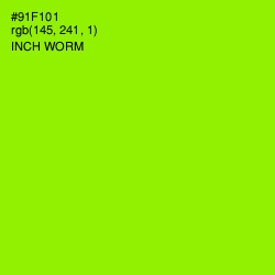 #91F101 - Inch Worm Color Image