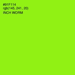 #91F114 - Inch Worm Color Image