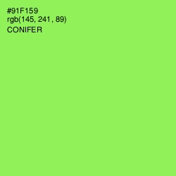 #91F159 - Conifer Color Image