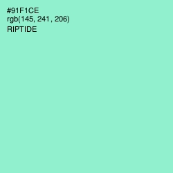 #91F1CE - Riptide Color Image