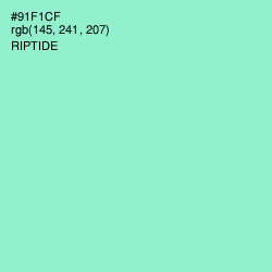 #91F1CF - Riptide Color Image