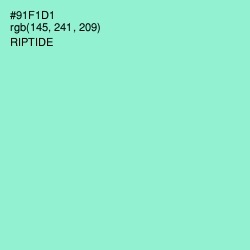 #91F1D1 - Riptide Color Image