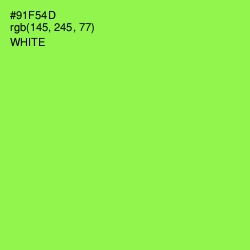 #91F54D - Conifer Color Image