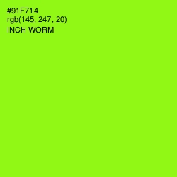 #91F714 - Inch Worm Color Image