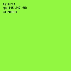 #91F741 - Conifer Color Image