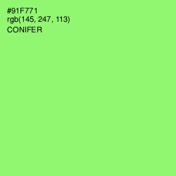 #91F771 - Conifer Color Image