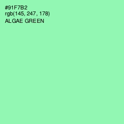 #91F7B2 - Algae Green Color Image