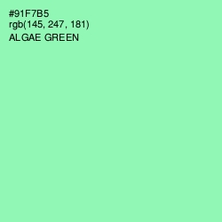 #91F7B5 - Algae Green Color Image