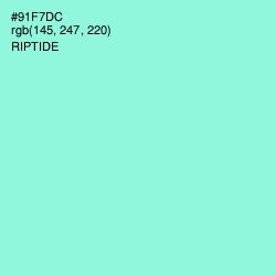 #91F7DC - Riptide Color Image