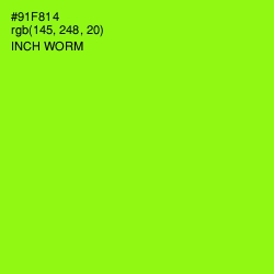 #91F814 - Inch Worm Color Image