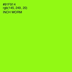 #91F914 - Inch Worm Color Image