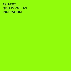 #91FC0C - Inch Worm Color Image