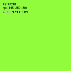 #91FC3B - Green Yellow Color Image