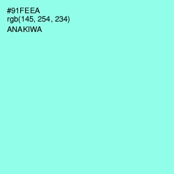 #91FEEA - Anakiwa Color Image