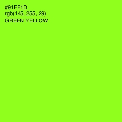 #91FF1D - Green Yellow Color Image