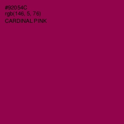 #92054C - Cardinal Pink Color Image