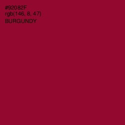 #92082F - Burgundy Color Image