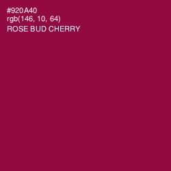 #920A40 - Rose Bud Cherry Color Image