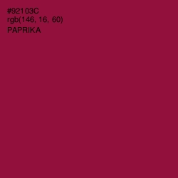 #92103C - Paprika Color Image