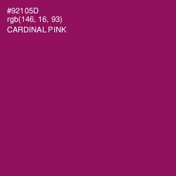 #92105D - Cardinal Pink Color Image