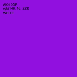 #9210DF - Electric Violet Color Image