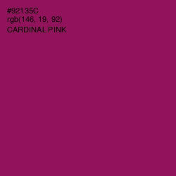 #92135C - Cardinal Pink Color Image