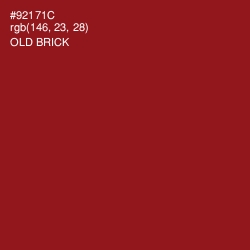 #92171C - Old Brick Color Image