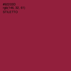 #92203D - Stiletto Color Image