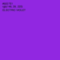 #9227E1 - Electric Violet Color Image