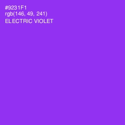 #9231F1 - Electric Violet Color Image