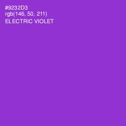 #9232D3 - Electric Violet Color Image