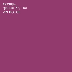 #92396E - Vin Rouge Color Image