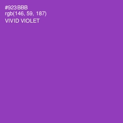 #923BBB - Vivid Violet Color Image