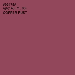 #92475A - Copper Rust Color Image